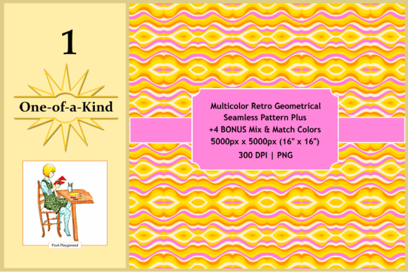 Bring Retro Flair to Modern Projects with This Seamless Pattern