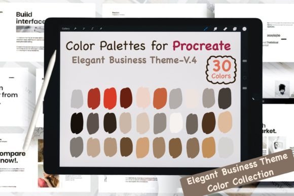 Elegant Business Color Palettes for Procreate: A Designer's Review