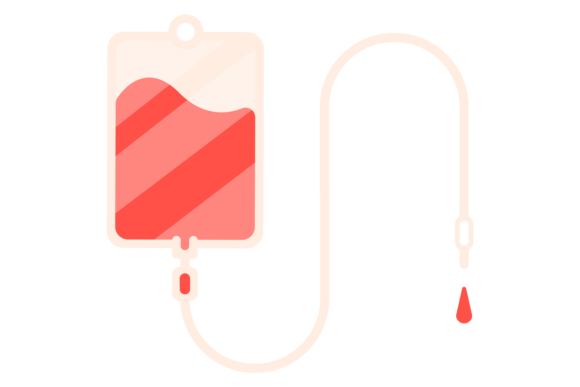 Medical Blood Drip Color Icon: A Transfusion Symbol Decoded