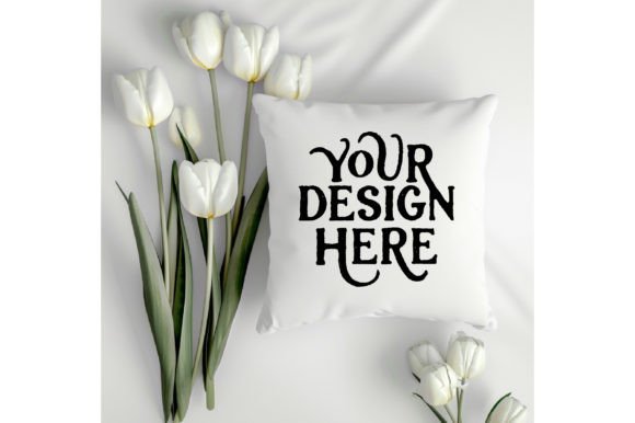 Mother's Day Design Assets: Pillow Mockup for Creators
