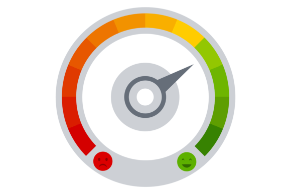 Round Rating Gauge: Elevating UI with Color Level Meters