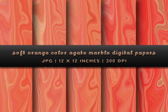 Soft Orange Color Agate Marble: Your New Design Secret Weapon