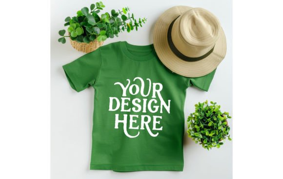 St. Patrick's Day Ash Color Empty T-Shirt Mockup