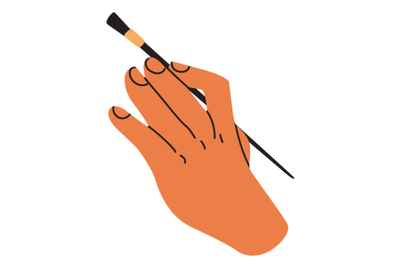 Unlocking Creativity with Painting Hand Hold Brush Artist Color